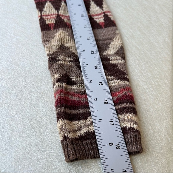 VINTAGE DENIM & SUPPLY By RALPH LAUREN Tan/Brown Tribal Print Sweater Women’s XS - Picture 6 of 8
